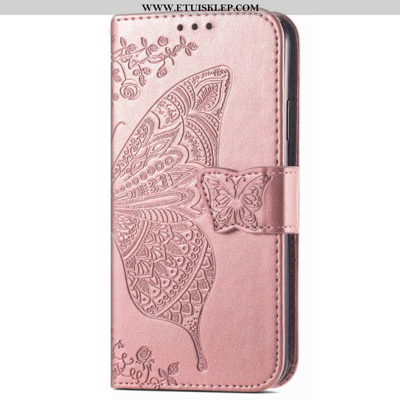 Etui Folio do Xiaomi 13 Barokowy Motyl